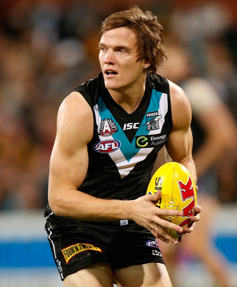 AFL 2015 Rd 04 - Port Adelaide v Hawthorn Jared Polec has fought back from a career-threatening foot injury - ${keywords}